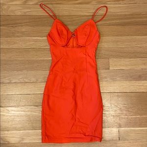 Superdown Coral Bodycon Dress